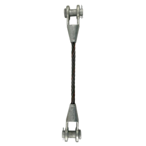 steel wire rope sling with open spelter socket