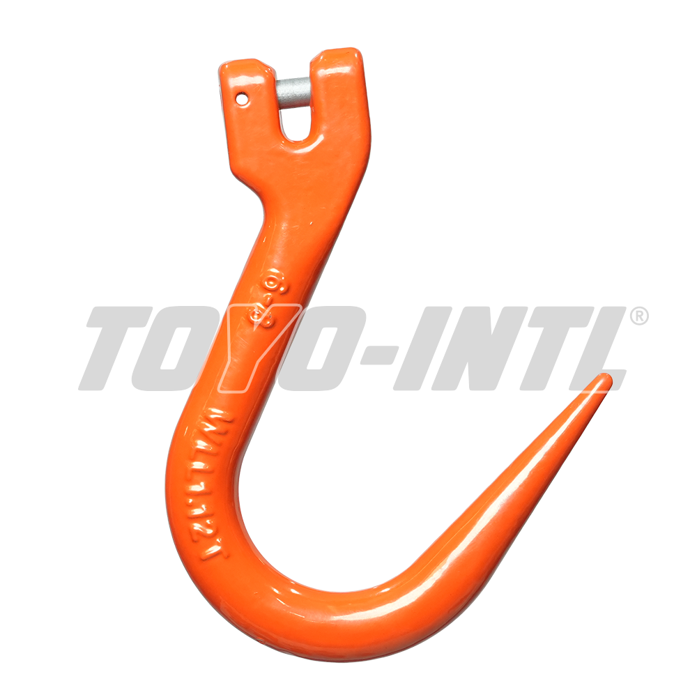 toyo intl G80 Clevis Steel Pipe Hook for Lifting Chain Sling image 1 1