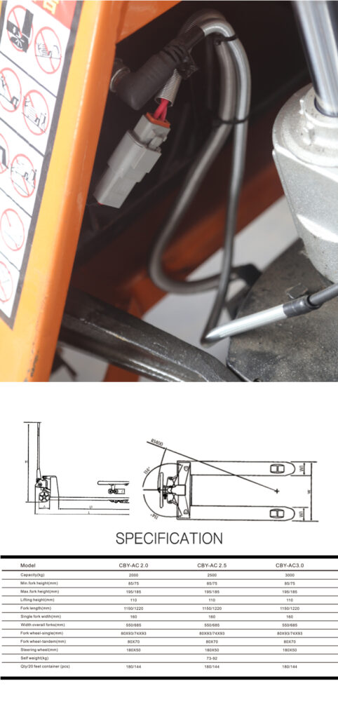 TOYO-INTL AC Hand Pallet Truck