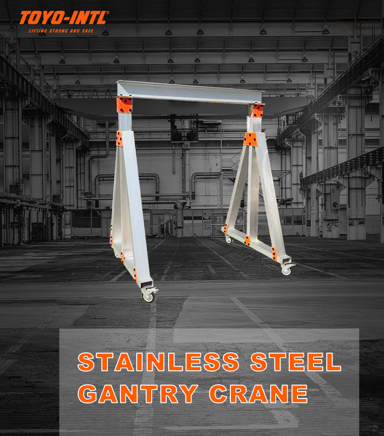 TOYO-INTL ASGC Stainless Portable Gantry Crane