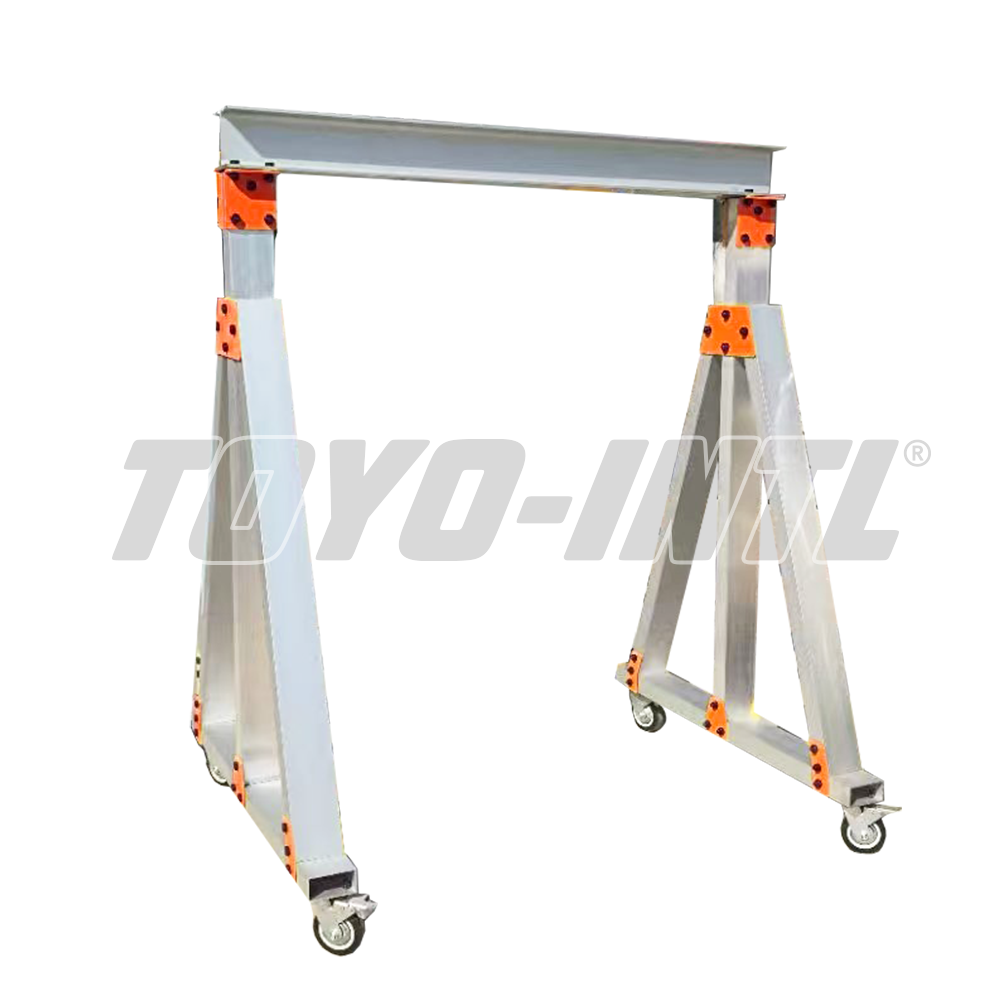 toyo intl asgc stainless portable gantry crane image 1