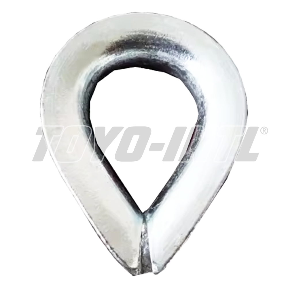 toyo intl bs464 thimbles for steel wire rope image 1