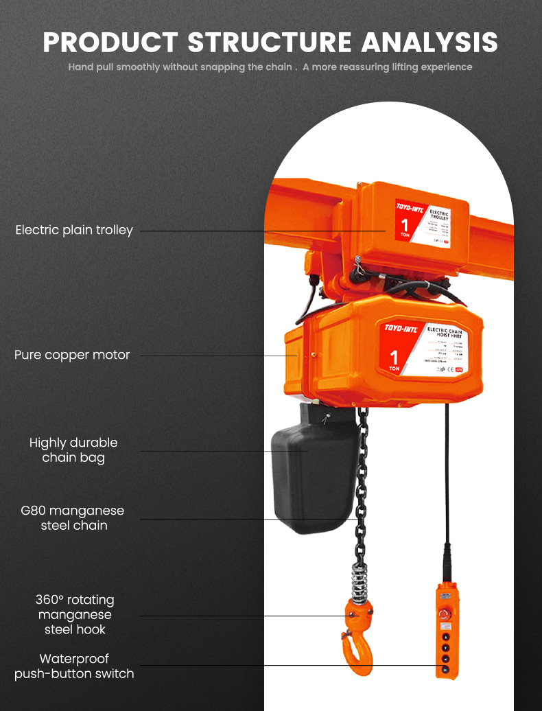 TOYO-INTL HHBT Electric Hoist 5 TOYO-INTL HHBT Electric Hoist - Image 4