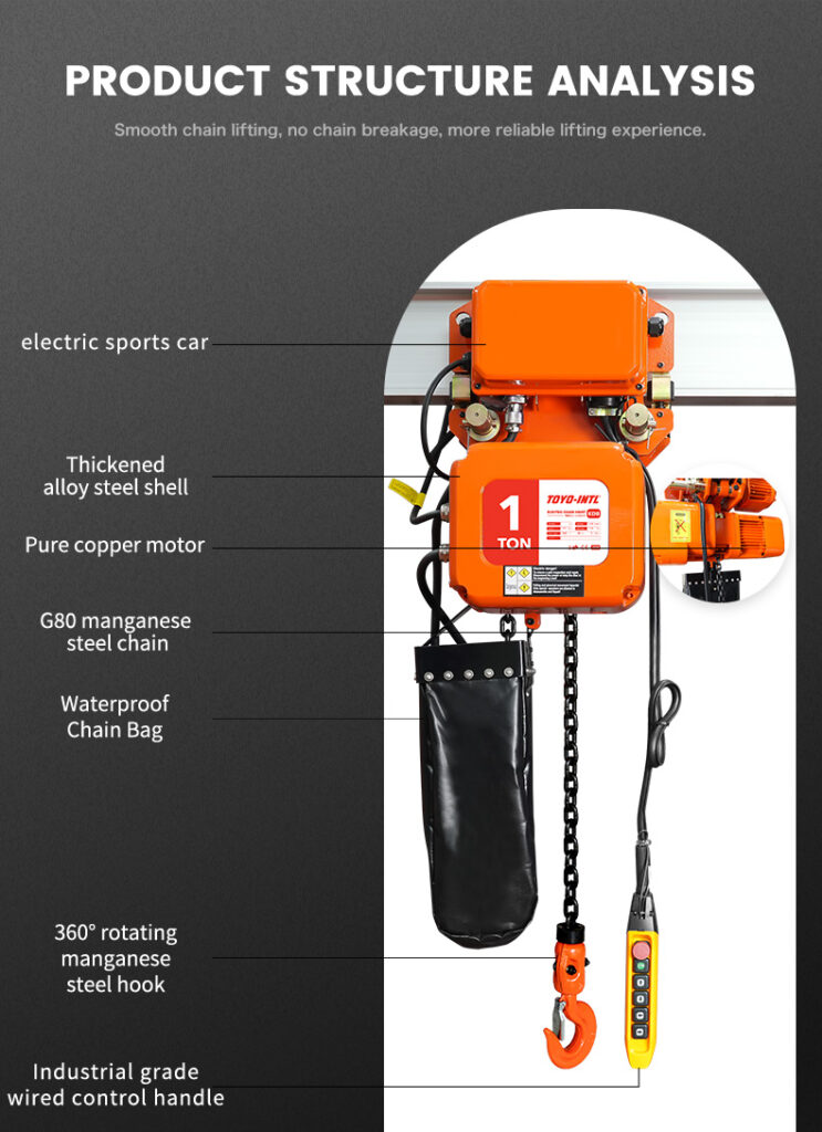 TOYO-INTL KDB Electric Chain Hoist