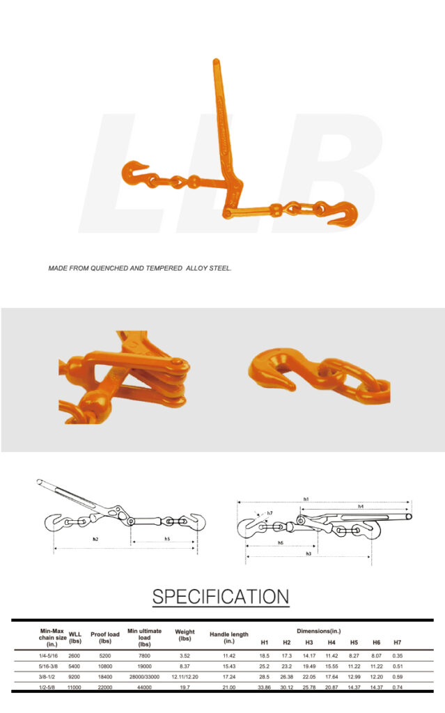 TOYO-INTL LLB LEVER RIGGING