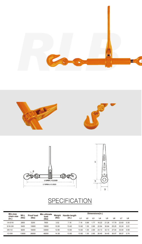 TOYO-INTL LLB LEVER RIGGING