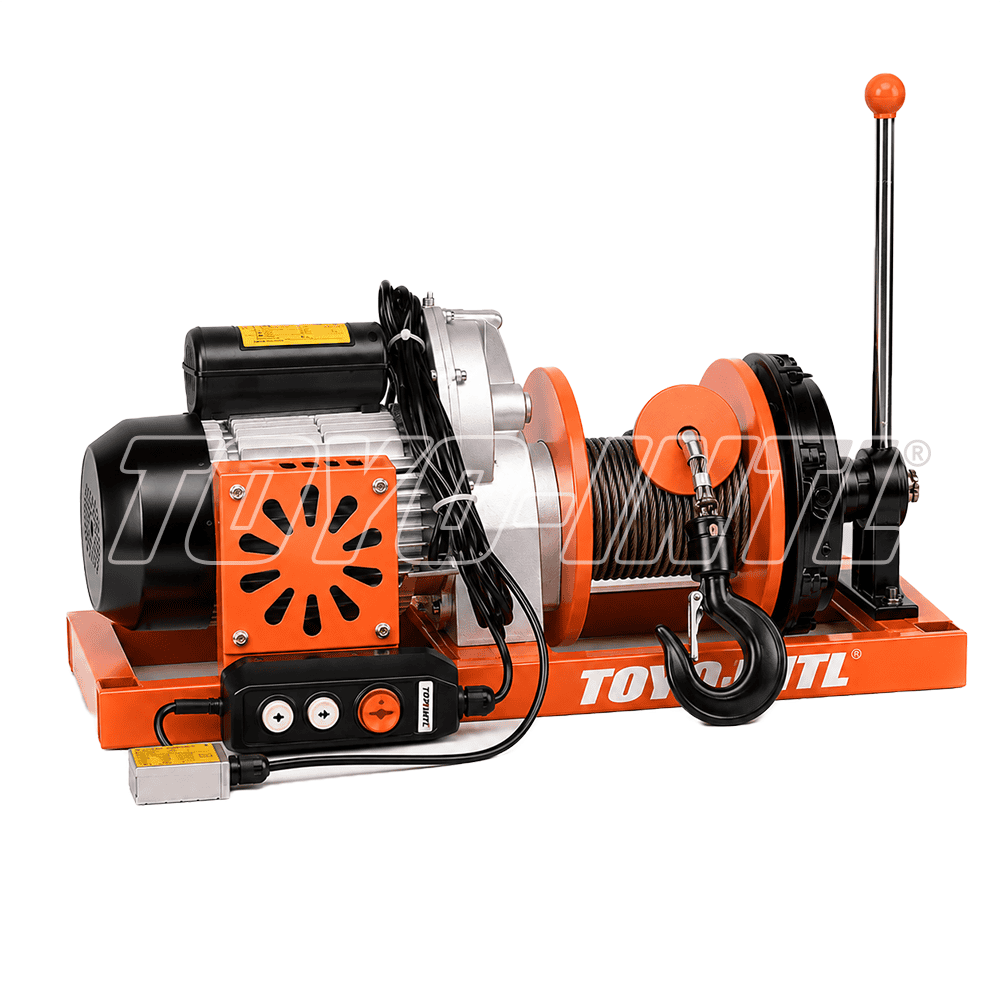 TOYO-INTL lutch Type Electric Wire Rope Winch for Lifting
