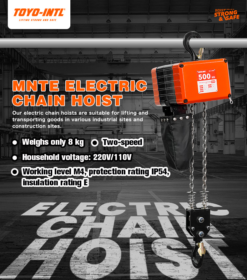 TOYO-INTL MNTE Electric Chain Hoist