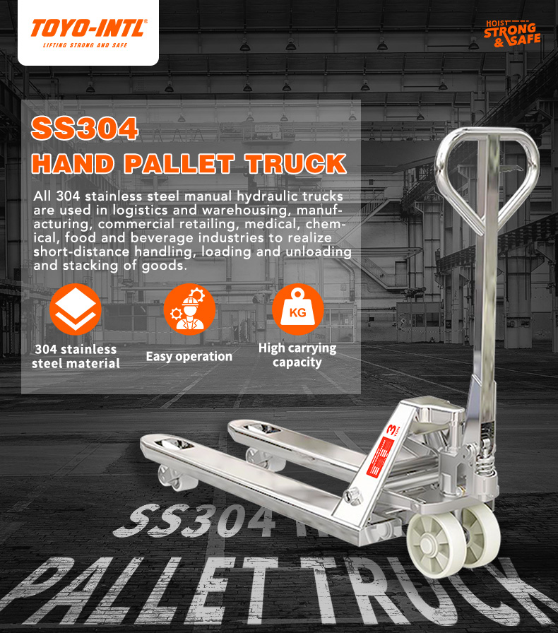 Toyo-intl new product SS304 AC pallet truck