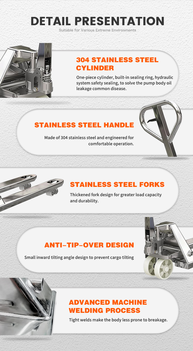 Toyo-intl new product SS304 AC pallet truck 6 Toyo-intl new product SS304 AC pallet truck - Image 5