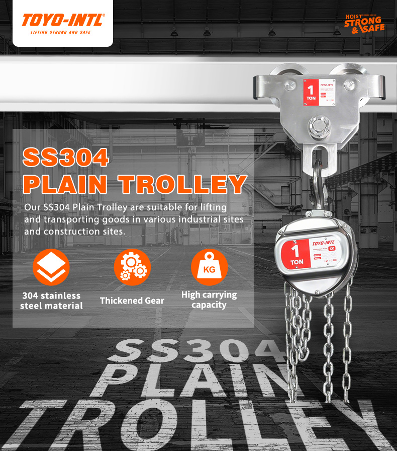 Toyo-intl new product ss304 beam trolley