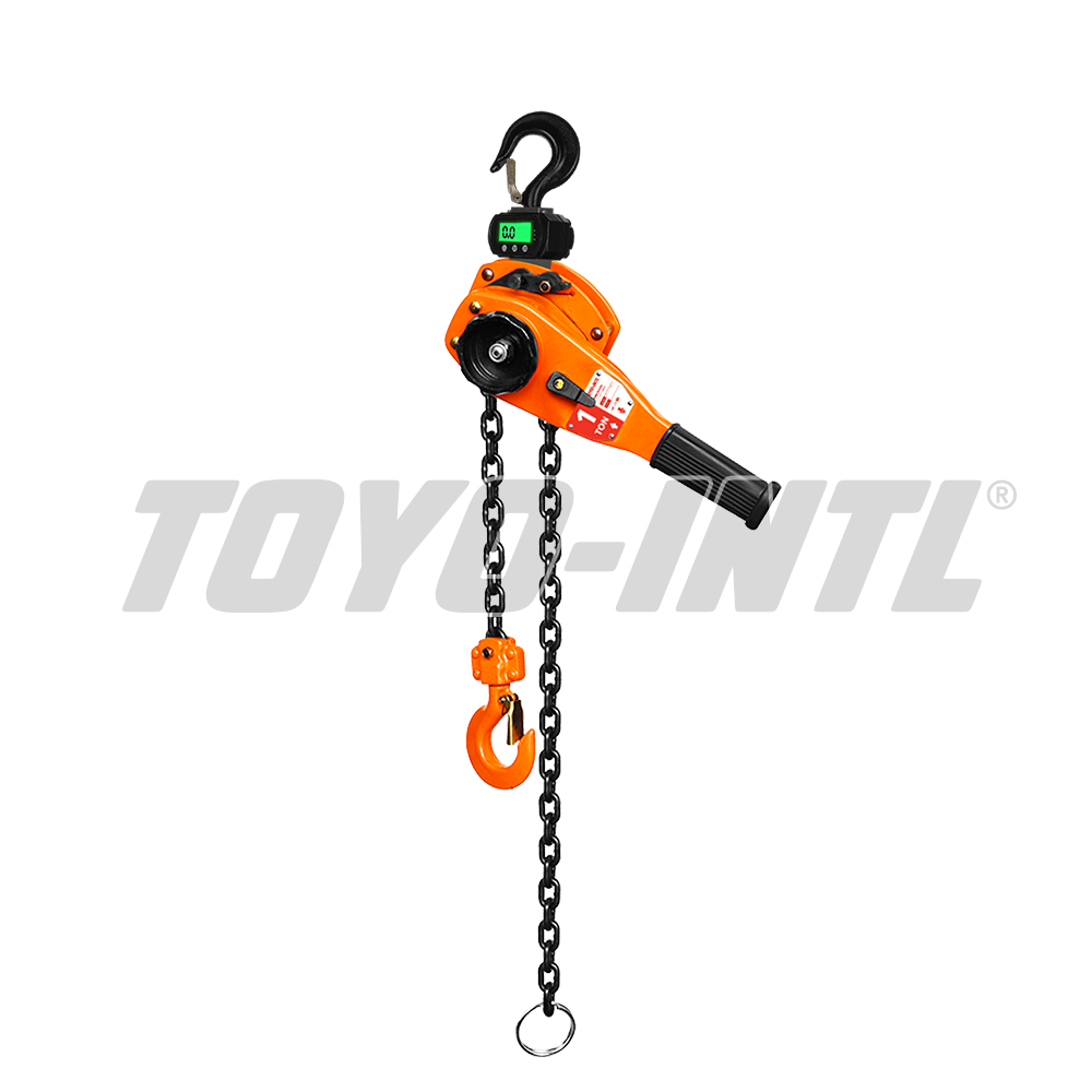 toyo intl new product weight vld display lever hoist image 1