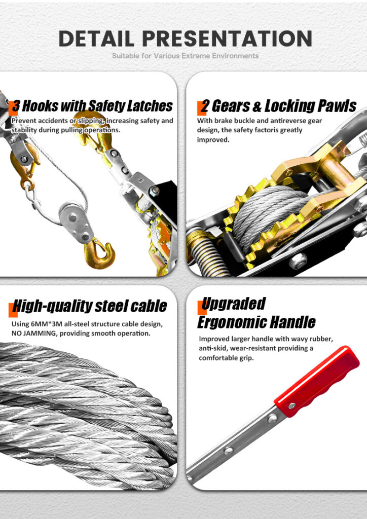 TOYO-INTL NJRP Rope Ratchet Puller