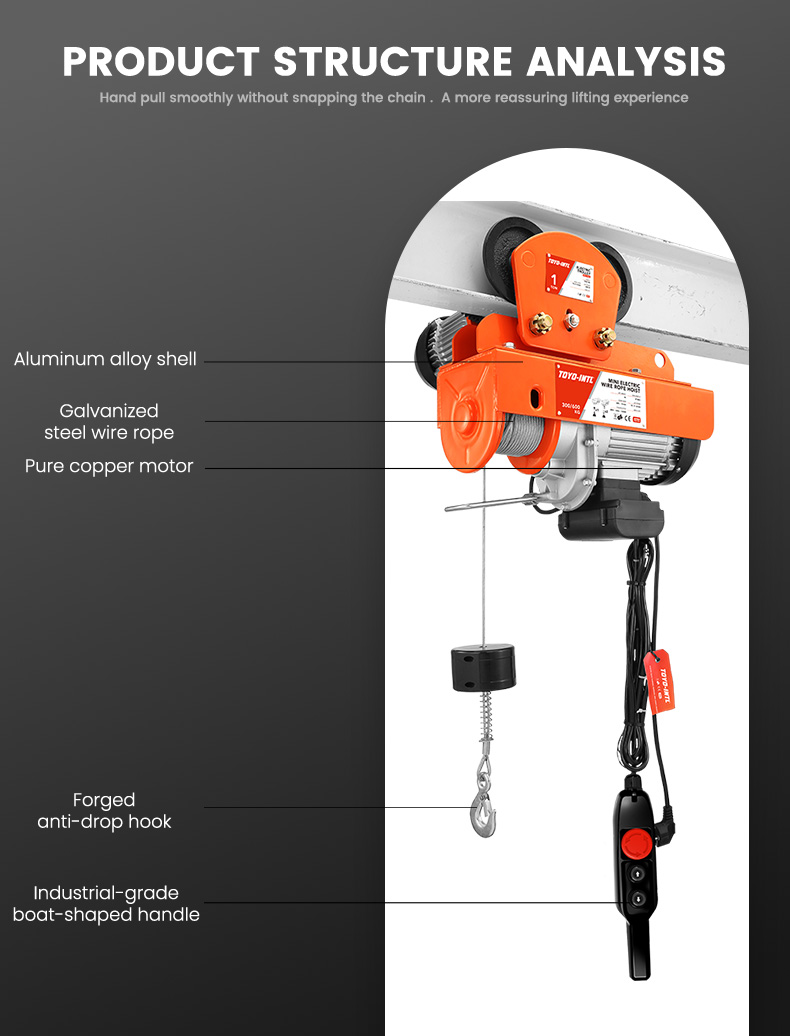 TOYO-INTL PA Electric Hoist 8 TOYO-INTL PA Electric Hoist - Image 7