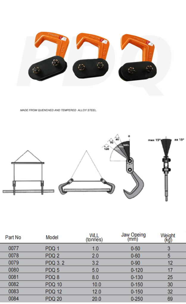 TOYO-INTL PDQ Lifting Clamp