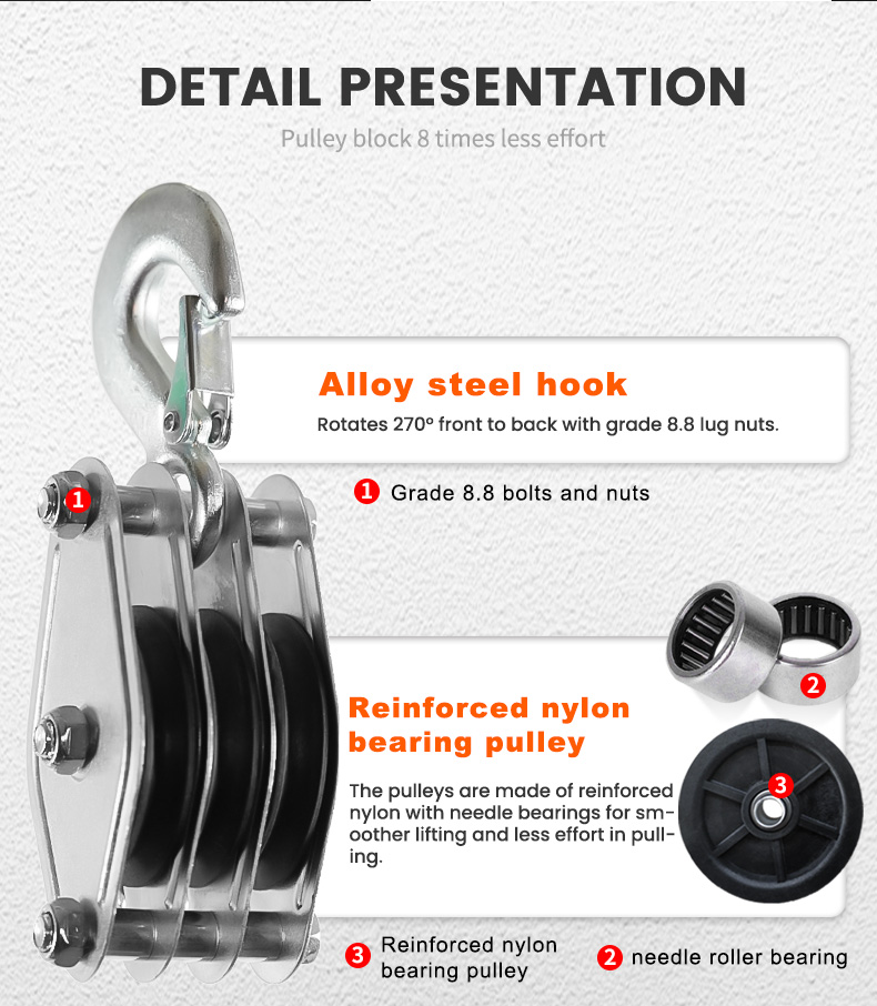 TOYO-INTL Rope Pulley Hoist