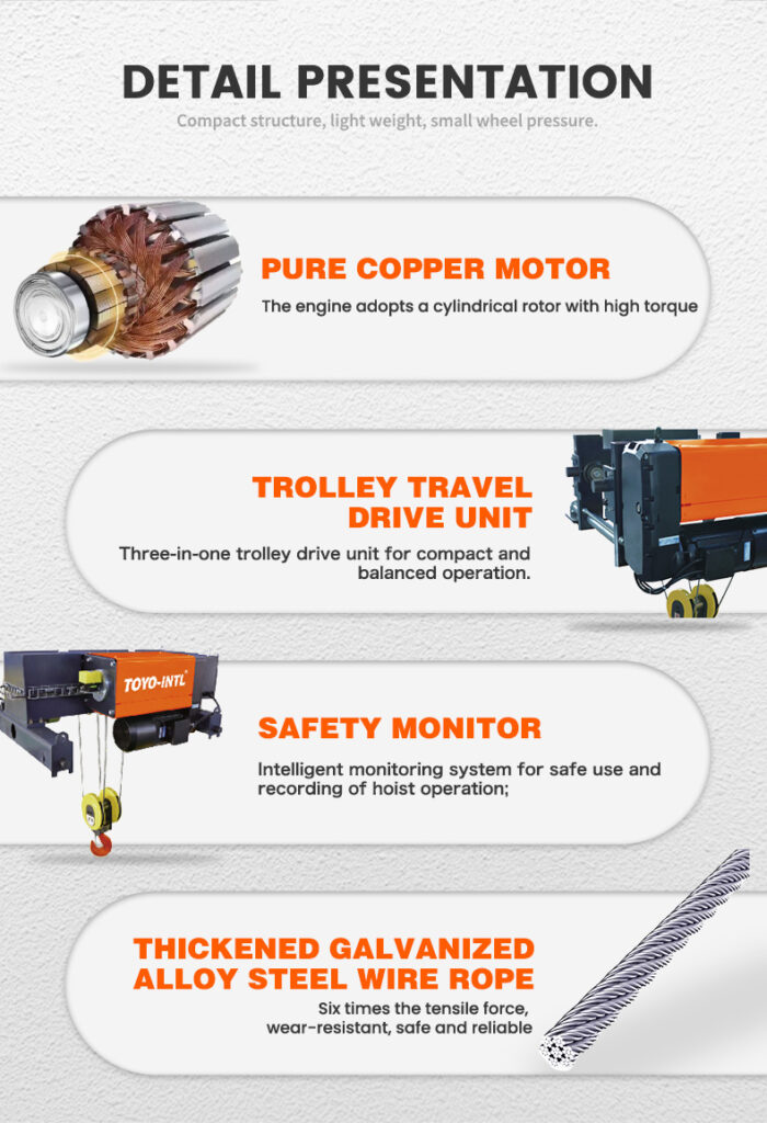 TOYO-INTL SWH Double Girder Electric Hoist