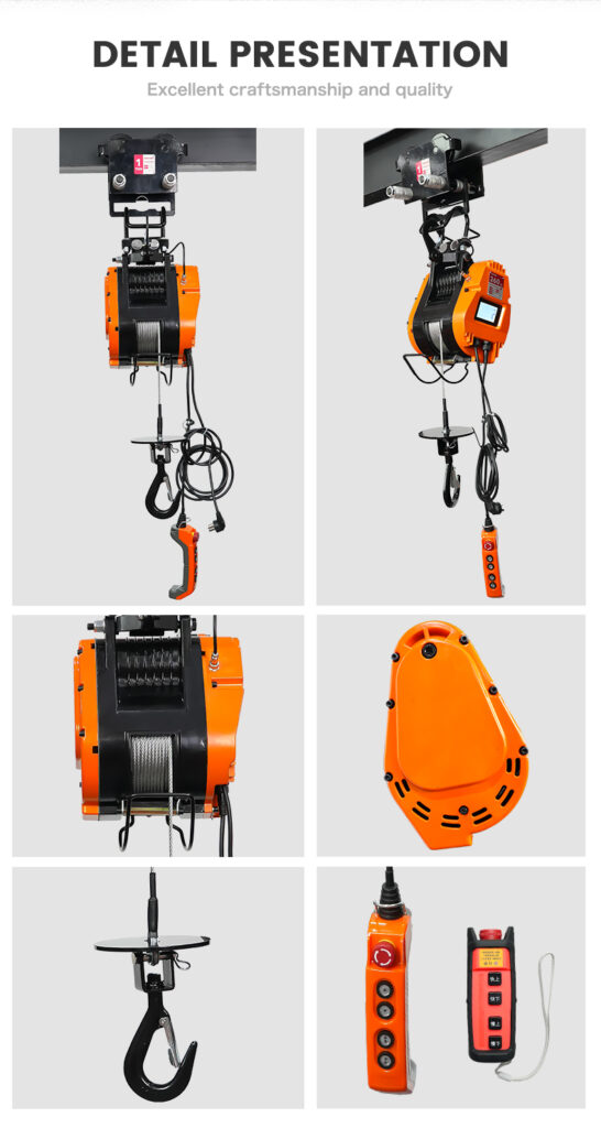 TOYO-INTL TCS Mini Electric  Hoist with Digital Weight Display