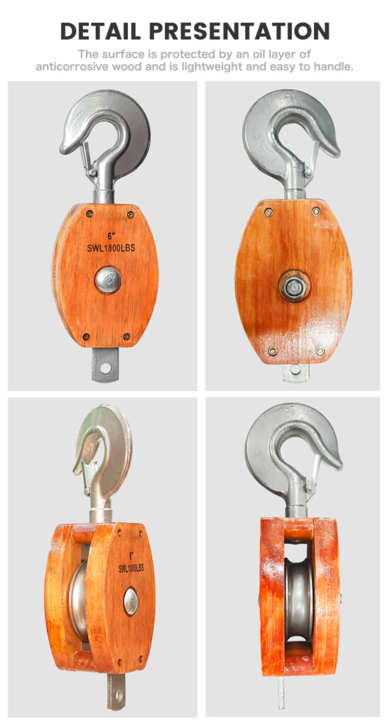 TOYO-INTL Wooden Trolley