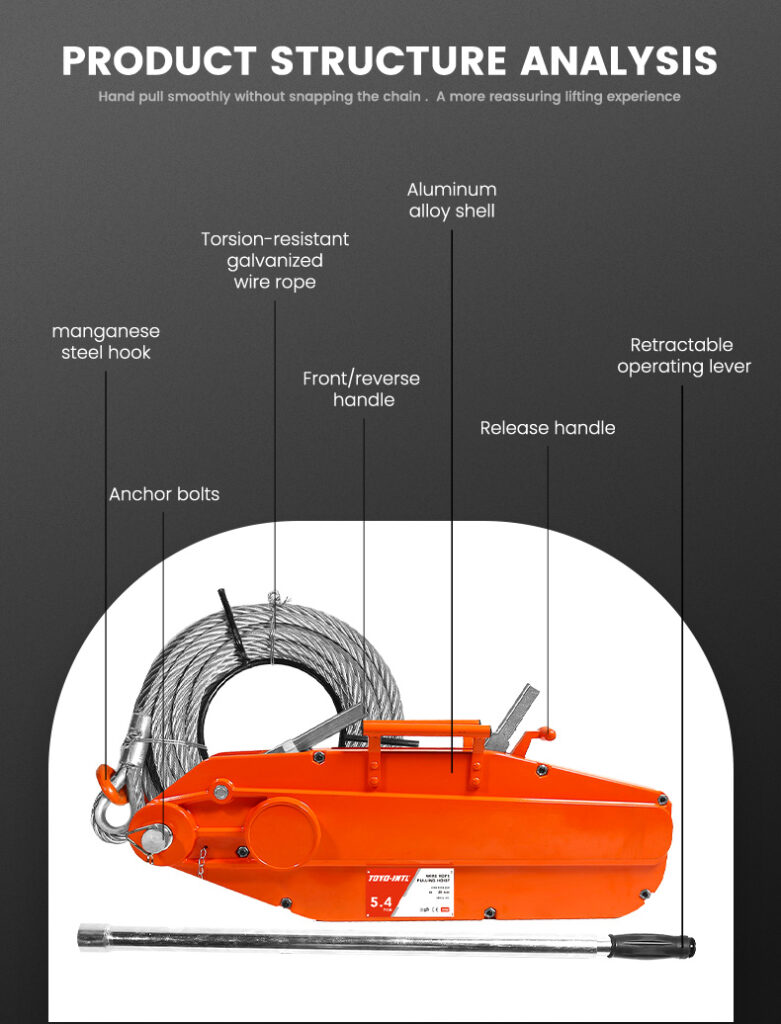 TOYO-INTL ZNL Wire Rope Hoist