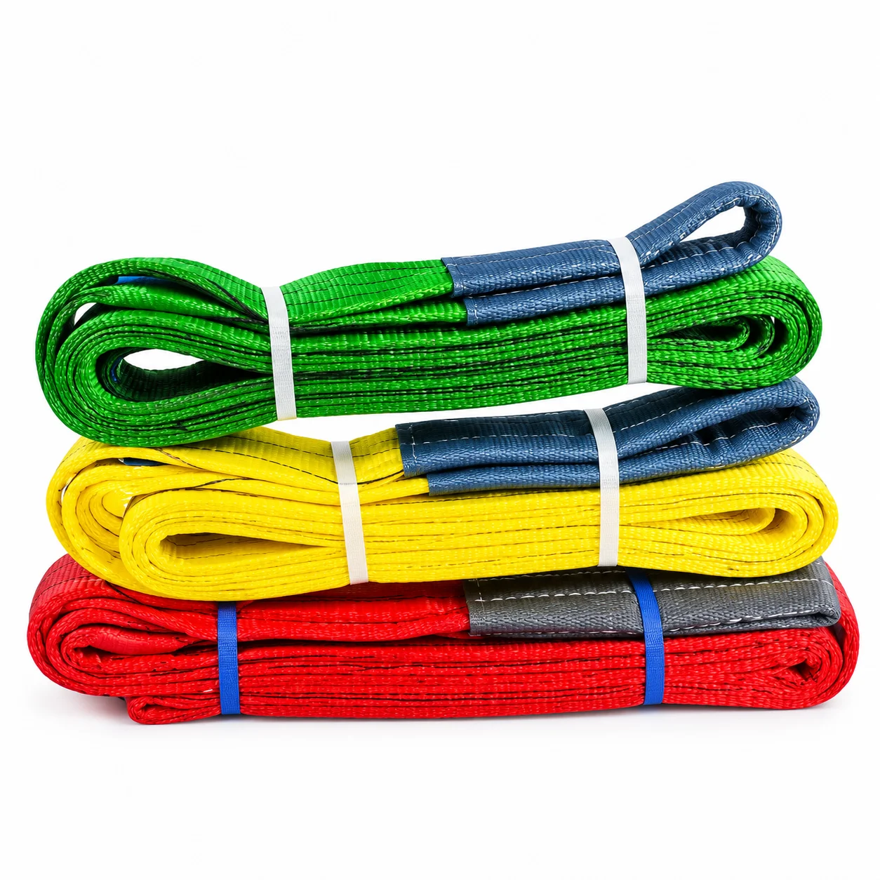 Colorful Stacked Lifting Slings